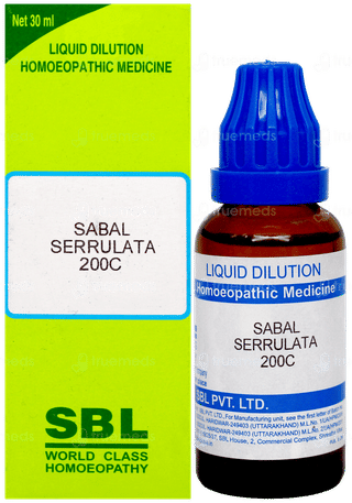 Sbl Sabal Serrulata 200c Dilution 30ml