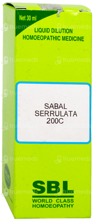 Sbl Sabal Serrulata 200c Dilution 30ml