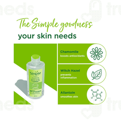 Simple Kind To Skin Soothing Facing Toner 200ml