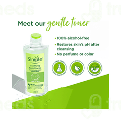 Simple Kind To Skin Soothing Facing Toner 200ml