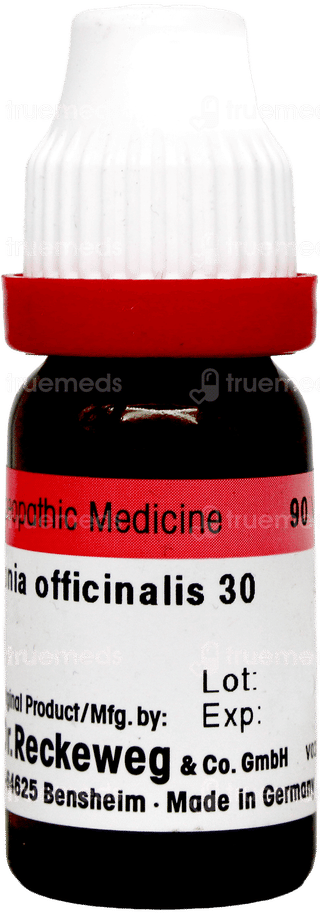 Dr Reckeweg Paeonia Officinalis 30 Dilution 11ml
