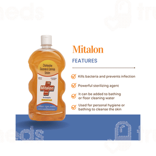 Mitalon Antiseptic Disinfectant Liquid 1000Ml