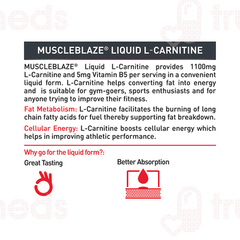 Muscleblaze L-carnitine Lime Flavour Liquid 300ml