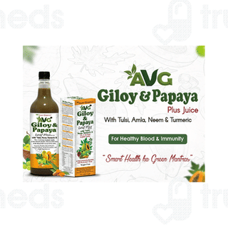 Avg Giloy & Papaya Leaf Plus Nectar Sugar Free Juice 500ml