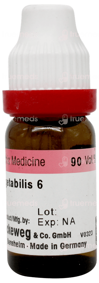 Dr Reckeweg Carbo Vegetabilis 6 Dilution 11ml