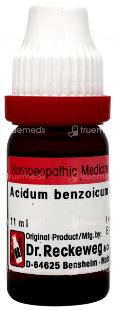 Dr Reckeweg Acidum Benzoicum 30 Dilution 11ml Dr Reckeweg Acidum Benzoicum 30 Dilution 11ml