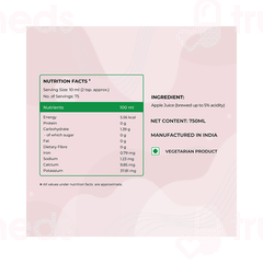 Nutrabay Apple Cider With Mother Of Vinegar 750ml Nutrabay Apple Cider With Mother Of Vinegar 750ml
