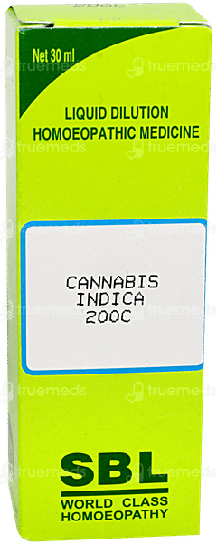Sbl Cannabis Indica 200C Dilution 30Ml Sbl Cannabis Indica 200C Dilution 30Ml