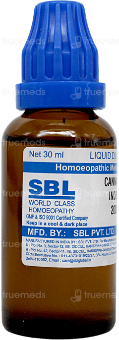 Sbl Cannabis Indica 200C Dilution 30Ml Sbl Cannabis Indica 200C Dilution 30Ml