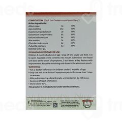 Bhargava Kids Cold Care 3 Months & Above 1.5ml Pack Of 10 Units