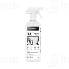 Wesol Ipa Crystal Clear & Pure Isopropyl Alcohol 500ml