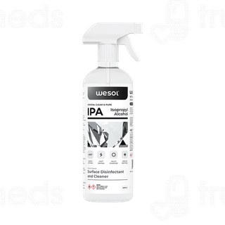 Wesol Ipa Crystal Clear & Pure Isopropyl Alcohol 500ml