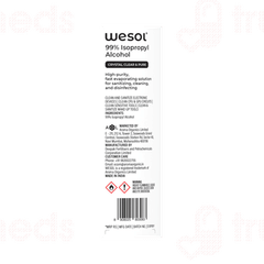 Wesol Ipa Crystal Clear & Pure Isopropyl Alcohol 500ml