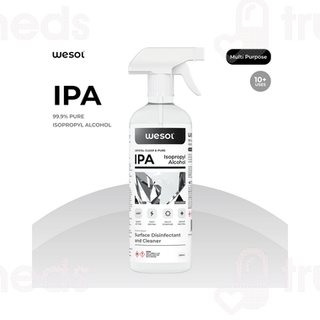 Wesol Ipa Crystal Clear & Pure Isopropyl Alcohol 500ml