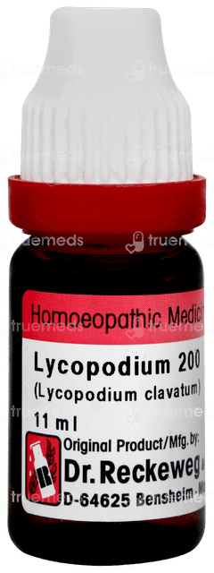 Dr Reckeweg Lycopodium 200 Dilution 11ml Dr Reckeweg Lycopodium 200 Dilution 11ml