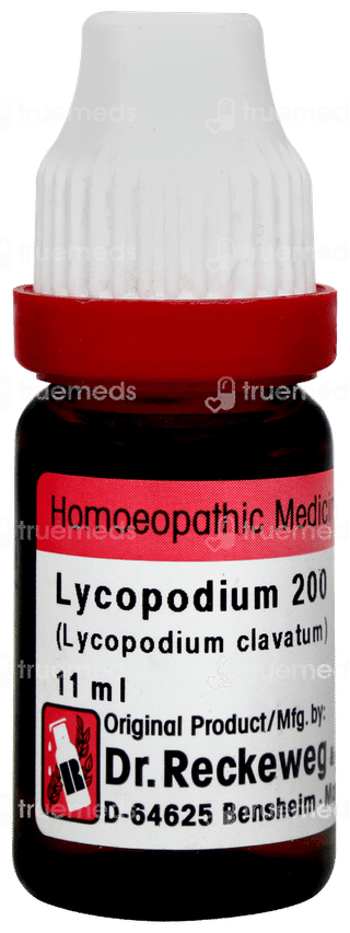 Dr Reckeweg Lycopodium 200 Dilution 11ml