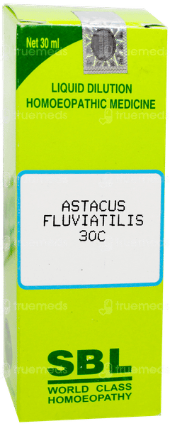Sbl Astacus Fluviatilis 30c Dilution 30ml Sbl Astacus Fluviatilis 30c Dilution 30ml