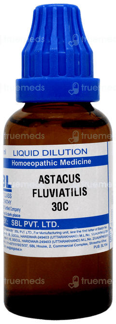 Sbl Astacus Fluviatilis 30c Dilution 30ml Sbl Astacus Fluviatilis 30c Dilution 30ml