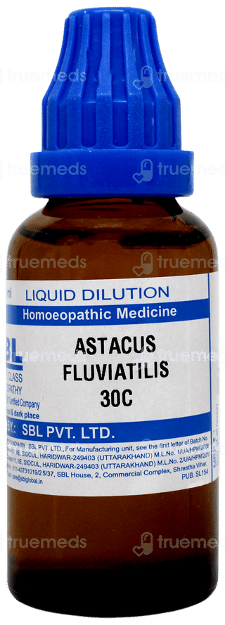 Sbl Astacus Fluviatilis 30c Dilution 30ml