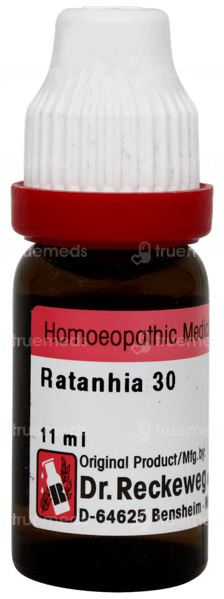 Dr Reckeweg Ratanhia 30 Dilution 11ml