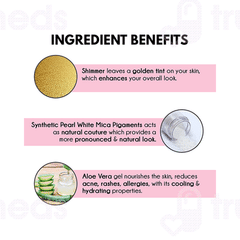 Auli Gold Digger Face & Body Highlighter Shimmer+aloe Vera Gel 30ml