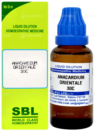Sbl Anacardium Orientale 30c Dilution 30ml