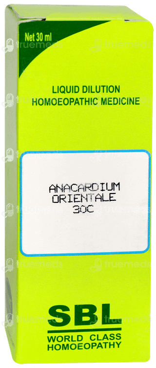 Sbl Anacardium Orientale 30c Dilution 30ml