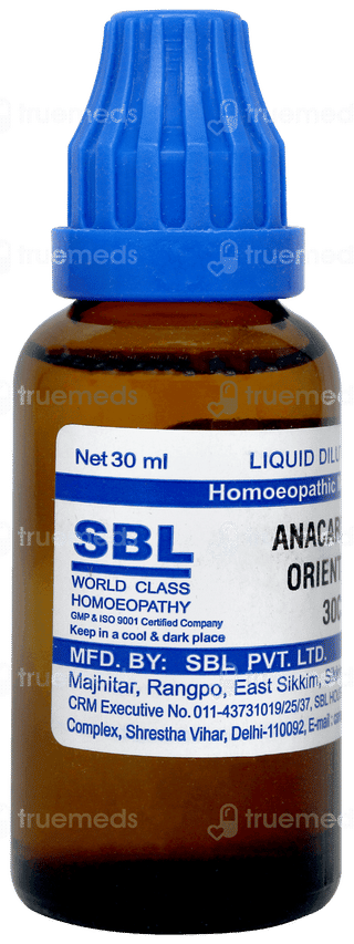 Sbl Anacardium Orientale 30c Dilution 30ml
