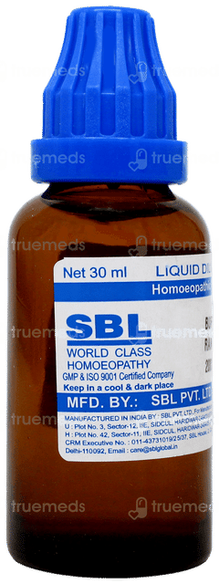 Sbl Bufo Rana 200c Dilution 30ml