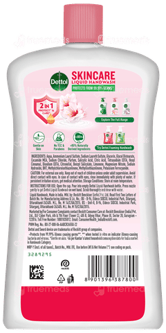 Dettol Skincare Liquid Handwash 875ml
