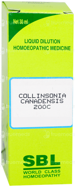 Sbl Collinsonia Canadensis 200c Dilution 30ml