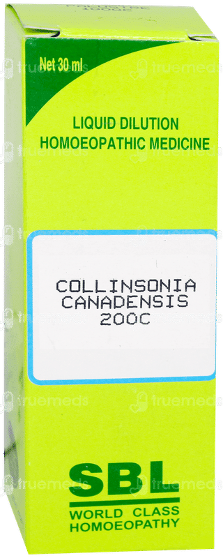 Sbl Collinsonia Canadensis 200c Dilution 30ml
