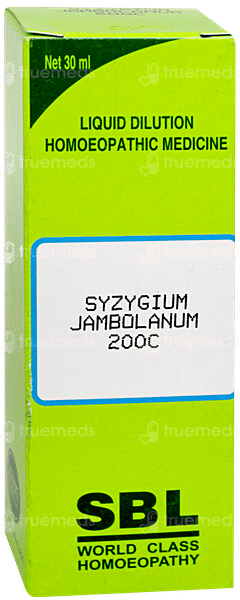 Sbl Syzygium Jambolanum 200c Dilution 30ml
