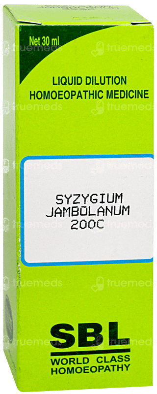 Sbl Syzygium Jambolanum 200c Dilution 30ml