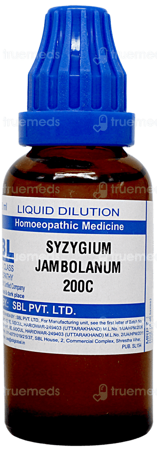 Sbl Syzygium Jambolanum 200c Dilution 30ml