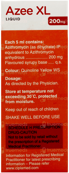 Azee Xl 200mg Peppermint & Orange Flavour Liquid 30ml