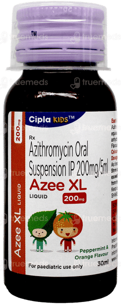 Azee Xl 200mg Peppermint & Orange Flavour Liquid 30ml
