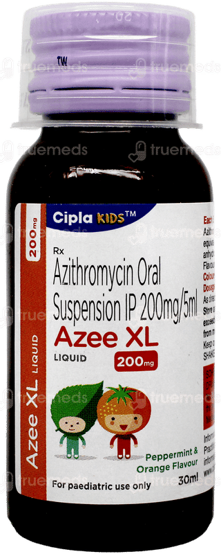 Azee Xl 200mg Peppermint & Orange Flavour Liquid 30ml