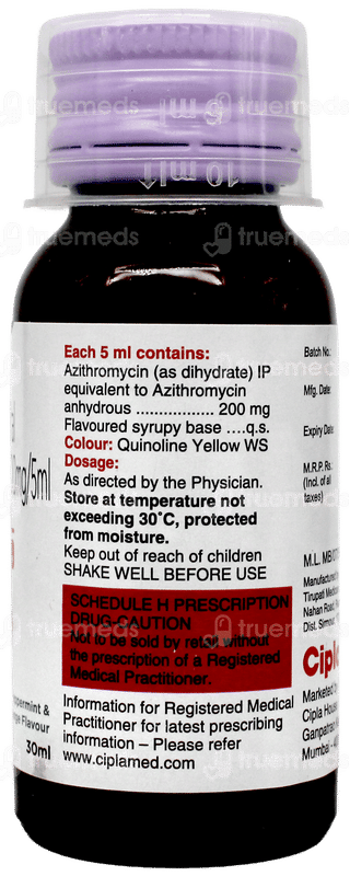 Azee Xl 200mg Peppermint & Orange Flavour Liquid 30ml