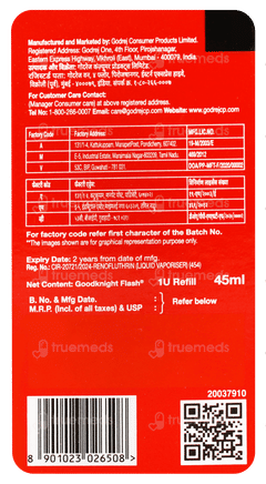 New Good Knight Refill 45ml