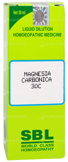 Sbl Magnesia Carbonica 30c Dilution 30ml Sbl Magnesia Carbonica 30c Dilution 30ml