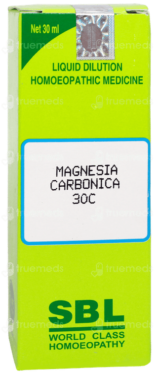 Sbl Magnesia Carbonica 30c Dilution 30ml