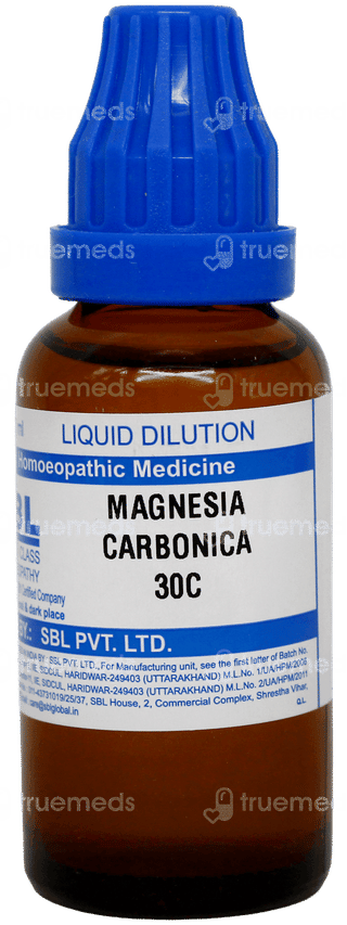 Sbl Magnesia Carbonica 30c Dilution 30ml