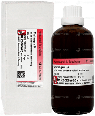Dr Reckeweg Crataegus Q Mother Tincture 100ml