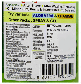 Borolines Suthol Active Neem New Antiseptic Liquid 200Ml