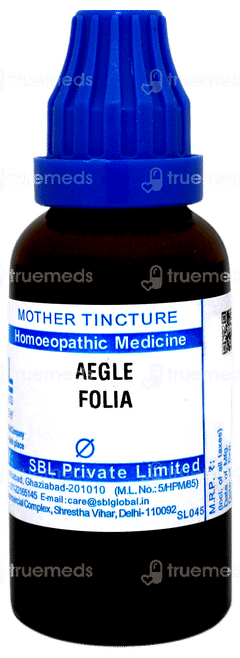 Sbl Aegle Folia Q Mother Tincture 30ml