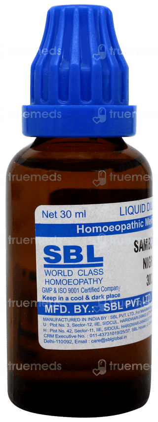 Sbl Sambucus Nigra 30c Dilution 30ml