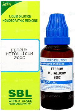 Sbl Ferrum Metallicum 200c Dilution 30ml