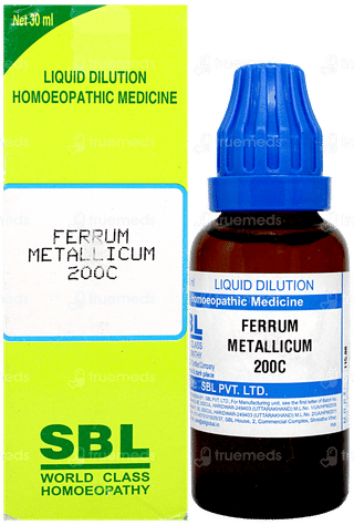Sbl Ferrum Metallicum 200c Dilution 30ml