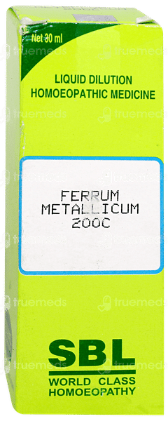 Sbl Ferrum Metallicum 200c Dilution 30ml